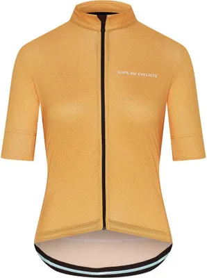 Produktbild von CafÉ Du Cycliste Fleurette Kurzarm-radtrikot Gelb,Orange L Frau Gelb,Orange L