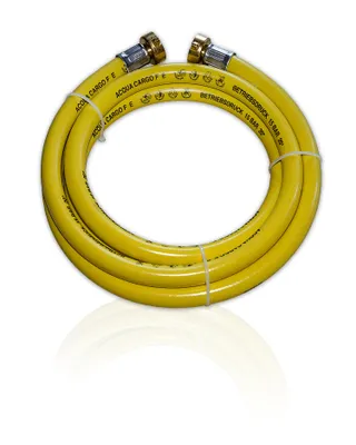 Produktbild von Heizung Füllschlauch und Entleerschlauch 1/2" - Länge 1,5m – Innengewinde 3/4" Messing | Befüllen & Entleeren von Heizungsanlagen | robust & dicht