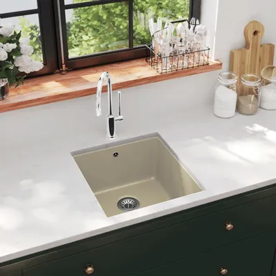 Produktbild von "2026 Promotion" Granitspüle Einzelbecken Beige - Spülen CC960