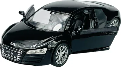 Zdjęcie produktu dla Welly 2009 Audi R8 coupe V10 Black 1:34-1:39 Odlewany model metalowy Nowy w pudełku 43633