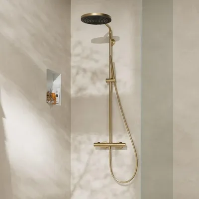 Zdjęcie produktu dla Hansgrohe 24222140 Rura prysznicowa Pulsify S Puro 260 1jet