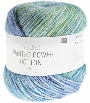 Produktbild von Rico - Creative Painted Power Baumwolle dk 0011 aqua shades