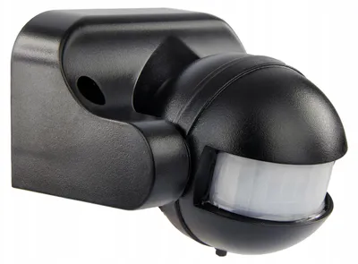 Produktbild von PIR-Bewegungsmelder 1200 W, 180°, schwarz