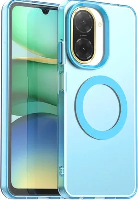 Produktbild von Für Xiaomi Redmi A5 4G / Poco C71 Candy Design Magsafe PC Hybrid TPU Schutz Hülle Cover Blau
