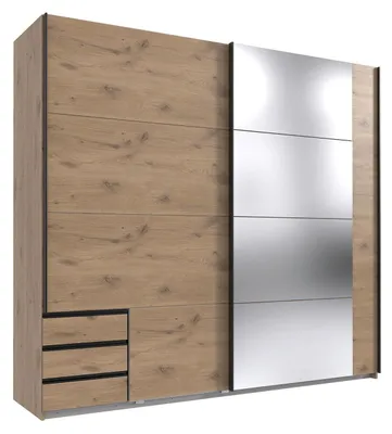 Produktbild von Schwebetürenschrank - 225 x 208 cm - Viking Eiche Nachbildung