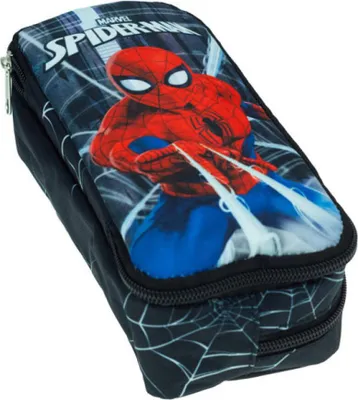 Produktbild von Spiderman Dangled 2-Fächer Federmäppchen 26 cm