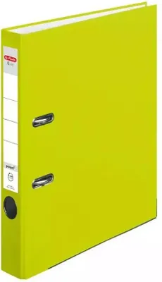Produktbild von Herlitz Q-File-Ordner, A4/50 mm, PP, neongrün