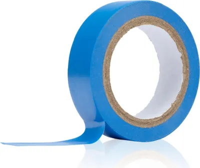 Zdjęcie produktu dla Rosfix Taśma Izolacyjna – PVC, Niebieska, 16 mm x 10 m | Wysoka Elastyczność, Odporność na Rozerwanie, Odporność na Temperaturę do 80°C