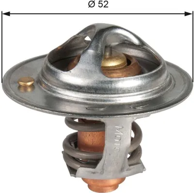 Produktbild von GATES Thermostat Kühlmittel 82°C für MITSUBISHI COLT VI (Z3A, Z2A) für SMART FORFOUR (454)