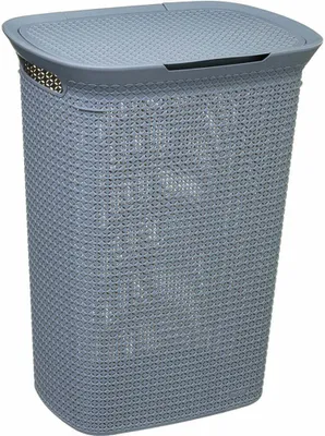 Zdjęcie produktu dla Kosz na pranie 5five Simply Smart Grey polipropylen 57 L 61,5 x 46 x 35 cm