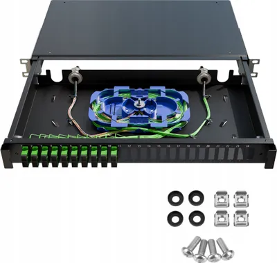 Obrázok produktu pre Optický prepínač RACK 19" 1U pre RACK 24xSC Duplex