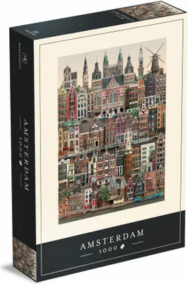Produktbild von Martin Schwartz puzzle Amsterdam, puzzle mesta Holandsko, 50 x 70 cm, 1000 dielikov, MS0620