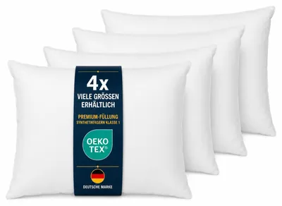 Image de Coussin de remplissage en polyester, lot de 4, dimensions 60x80 cm