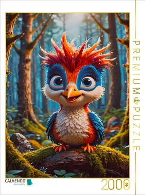 Produktbild von CALVENDO Puzzle Der Helmspecht aus Nordamerika | 2000 Teile Lege-Größe 90x67cm Foto-Puzzle für glückliche Stunden