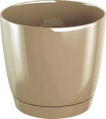 Produktbild von Coubi Runder Blumentopf mit Kaffee- und Milchschale 13,5 cm