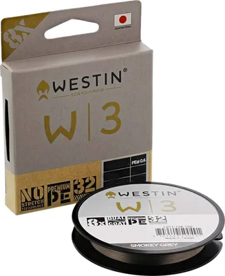 Zdjęcie produktu dla Plecionka Westin W3 8-Braid Smokey Grey 0,148 mm 150 m 6,1 kg