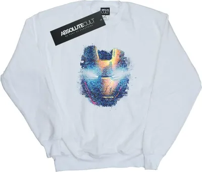 Produktbild von Marvel - "Avengers Head" Sweatshirt für Herren BI2704 (L) (Weiß)