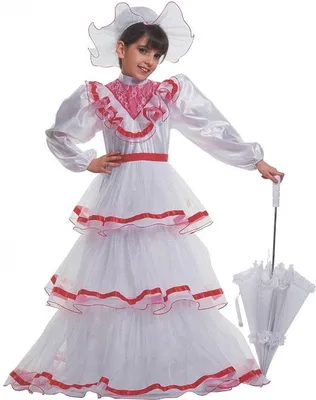 Produktbild von Kinder Prinzessin Kostüm mit Hut / Größe: 122-128