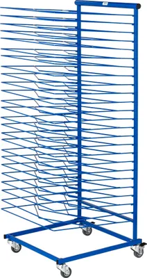 Produktbild von Kongamek Bildertrockenwagen in blau 460x500x1200mm mit 25 Böden