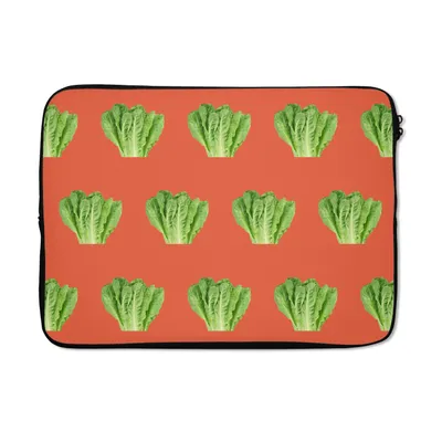 Produktbild von MuchoWow® Laptop Hülle 14 ZollGemüse - Muster - Rot Laptoptasche - Laptoptasche - Stoßsicher - Schutzhaube