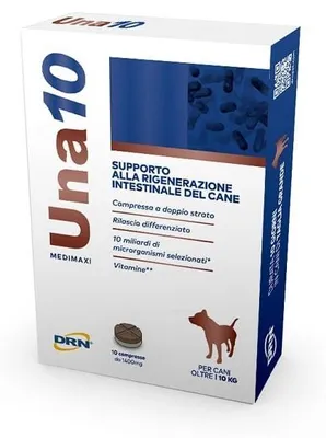 Produktbild von UNA10 MEDIMAXI 10 Tabletten, braune Verpackung