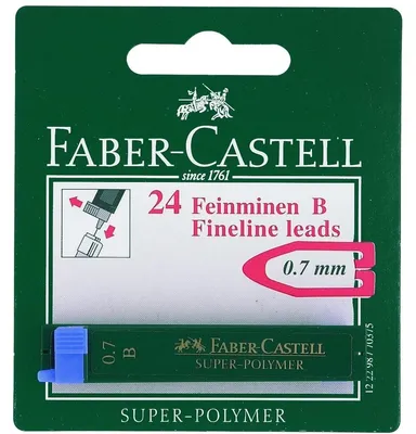Produktbild von Faber-Castell 122298, B, Schwarz, 0,7 mm, 12 Stück(e)