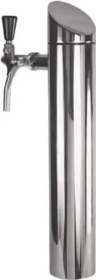 Produktbild von Schanksäule, Bierzapfsäule - Modell Tower, matt gebürstet, 1-leitig