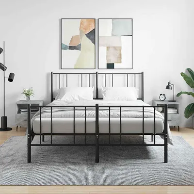 Produktbild von vidaXL Nachttische 2 Stk. Betongrau 40x35x47,5 cm Holzwerkstoff