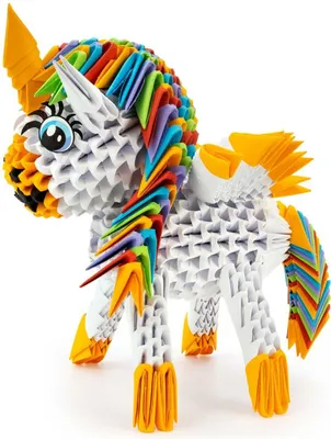 Obrázok produktu pre Origami 3D jednorožec