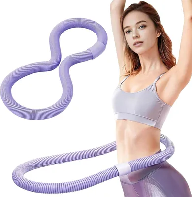Image de Cerceaux Hula-Hoop pour adultes, en matériau flexible, pour le ventre et la taille