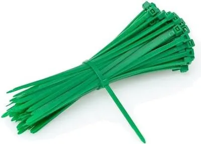 Zdjęcie produktu dla Opaska Zatrzaskowa 100/2,5mm Zielona 100szt