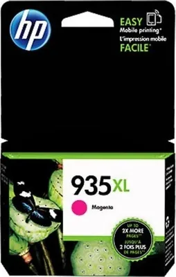 Obrázok produktu pre HP Purpurová originálna atramentová kazeta s vysokou výťažnosťou 935XL, Vysoký (XL) výnos, Purpurová, Atrament na pigmentovej báze, 1 kusov, 825 strany