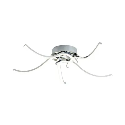 Zdjęcie produktu dla Lampa sufitowa LED FOCUS 35W 2975lm aluminium chromowana biała wym:30x60x60cm IP20 Zuma Line