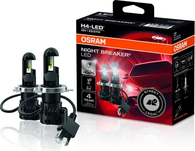 Immagine prodotto di 2x conversione H4 a LED, H4 OSRAM lampadine auto 12V 23/27W 64193DWNB
