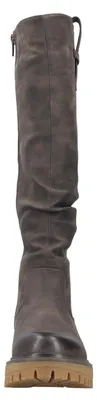 Produktbild von Rieker Damen Stiefel Langschaft mit Reißverschluss marmoriert Profilsohle 92990, Größe:38 EU, Farbe:Braun