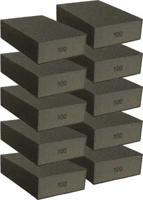 Produktbild von 10er Pack Schleifschwamm fein Korn 100
