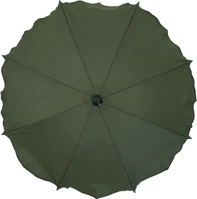 Produktbild von Skyline Sonnenschirm für Kinderwagen flexiblem Befestigungsarm UV-Schutz50+ Sonnensegel Sonnenschutz Kinderwagen-Sonnensegel, Ø63cm, Olivengrün