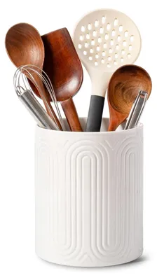 Image de Omgoods - Support en céramique pour ustensiles de cuisine - Organisateur pour accessoires de cuisine