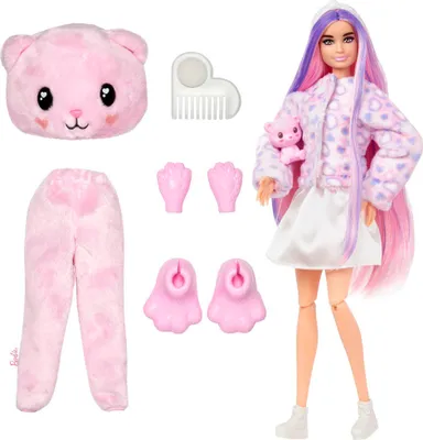 Obrázok produktu pre Bábika Mattel Barbie Cutie Cozy Cute Reveal Series - Medvedík