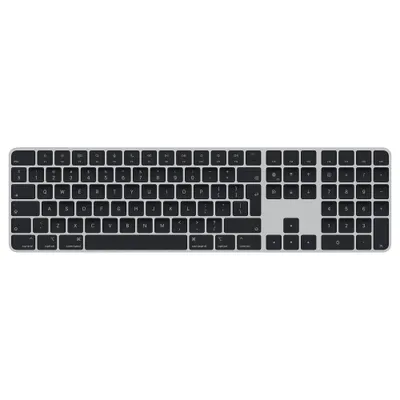 Zdjęcie produktu dla Apple Magic Keyboard Klawiatura USB + Bluetooth QWERTY angielski srebrny, czarny