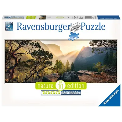 Produktbild von 1000 Teile Ravensburger Puzzle Panorama Nature Edition Yosemite Park 15083