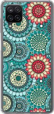 Produktbild von MuchoWow® Handyhülle Schutzhülle Hülle für Telefoonhoesje Samsung Galaxy A12 Mädchen - Blumen - Muster - Mädchen - Kinder - Kinder Silikon Softcase Handy Hülle - Bild