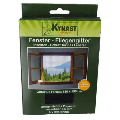 Produktbild von Fliegengitter Kynast Garden schwarz 1,3 x 1,5 m