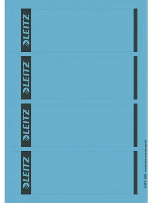 Produktbild von Leitz Ordneretikett 16852035 kurz/breit Papier bl 100 St./Pack.