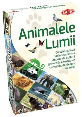 Produktbild von Tiere der Welt – Lernspiel mit Quizfragen für Kinder und die ganze Familie