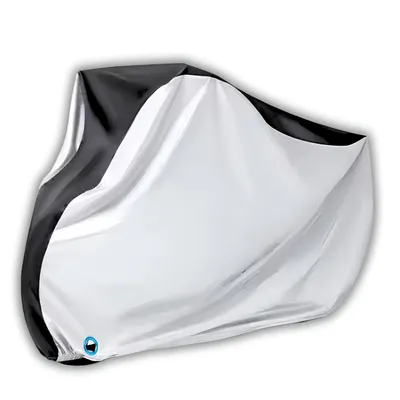A bicycle cover is shown on a white background.