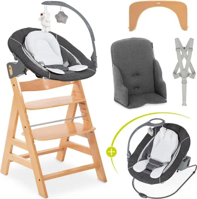 Produktbild von Hauck Hochstuhl Alpha Plus 4-tlg. Newborn Set