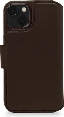 Produktbild von Decoded Leather Detachable Wallet für iPhone 14 Plus - Chocolate Brown