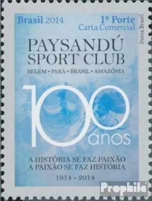 Produktbild von Briefmarken Brasilien 2014 Mi 4139 (kompl.Ausg.) postfrisch 100 Jahre Paysandu
