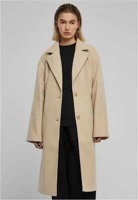 Image de Urban Classics Ladies Oversized Long Coat wetsand - XL